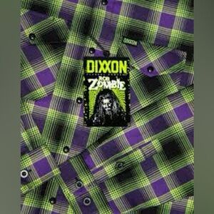 Men’s DIXXON Rob Zombie Flannel-XS (glow in the dark)